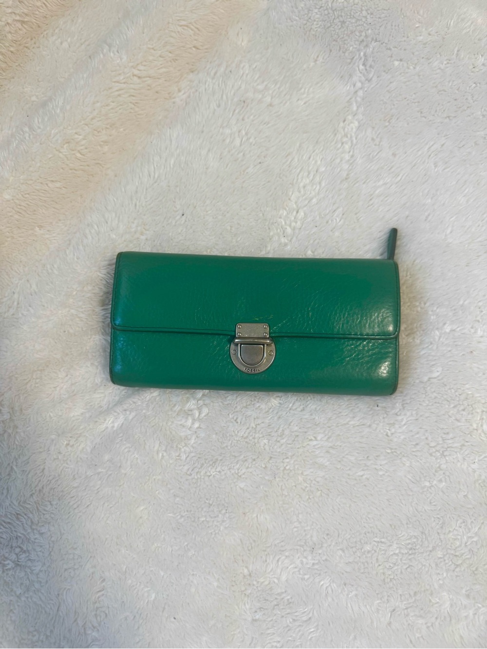 Fossil Leather Clutch Wallet